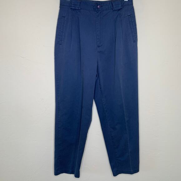 Cabin Creek Cotton Blend High Waist Pleat Front Pants Trousers Sz Medium 8 - Picture 5 of 6